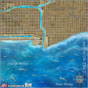 Rokasgrāmata 4D Cityscape Chicago 3D puzle