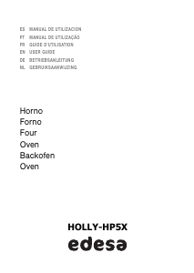 Manual de uso Edesa HOLLY-HP5X Horno