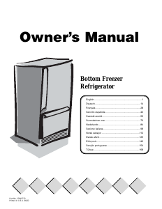 Manual Amana XRBS209BSR Fridge-Freezer