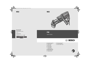 Kullanım kılavuzu Bosch PSB 500 RA Darbeli matkap
