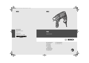 Bedienungsanleitung Bosch PSB 530 RE Schlagbohrmaschine