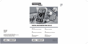 Handleiding Powerfix IAN 108029 Multimeter