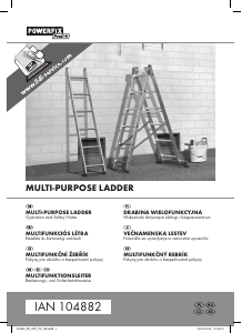 Handleiding Powerfix IAN 104882 Ladder