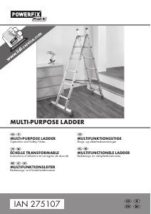 Manual Powerfix IAN 275107 Ladder