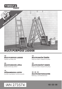 Handleiding Powerfix IAN 273574 Ladder