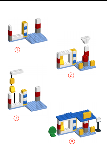 Manual Unico set 8565-0CAR Cars for Kids Petrol station