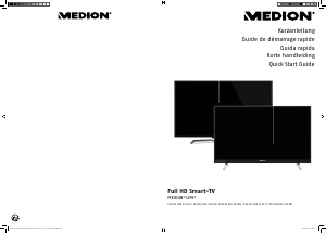 Mode d’emploi Medion LIFE P14325 (MD 31325) Téléviseur LED