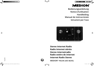 Manual de uso Medion P85295 (MD 88295) Radio