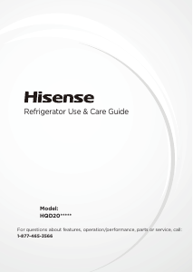 Manual Hisense HQD20058SV Fridge-Freezer