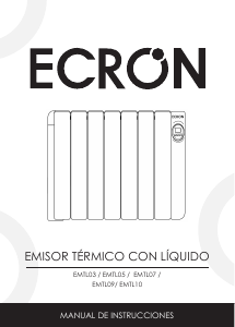 Manual de uso Ecron EMTL09 Calefactor