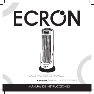 Manual de uso Ecron KPT-2000 Calefactor