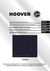 Manuale Hoover HI642MC Piano cottura