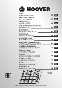 Instrukcja Hoover HHG6LSX Płyta do zabudowy