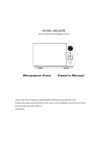 Manuale Hoover HMGI25TB Microonde