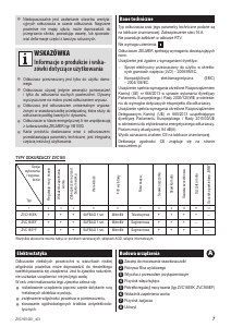 Instrukcja Zelmer Elf 3 ZVC165EF Odkurzacz