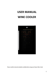 Manual Hoover HWC 150 UKW Wine Cabinet