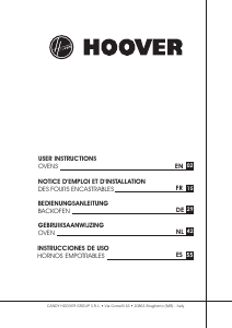 Bedienungsanleitung Hoover HOC5871B Backofen