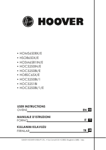 Manuál Hoover HO8SC65X/E Trouba