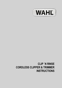 Manual Wahl 9639-1217 Clip n Rinse Hair Clipper