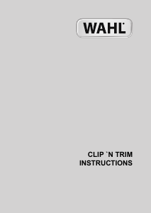 Handleiding Wahl 79900-800 Clip n Trim Tondeuse