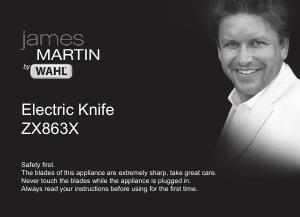 Manual Wahl ZX863 Electric Knife