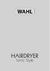 Bruksanvisning Wahl 1095 Hårtork