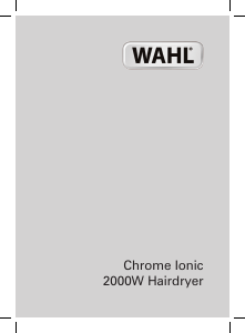 Handleiding Wahl ZX573 Chrome Ionic Haardroger