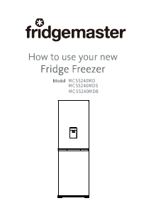 Manual Fridgemaster MC55240MDS Fridge-Freezer