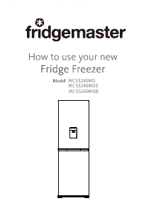 Manual Fridgemaster MC55240MDB Fridge-Freezer