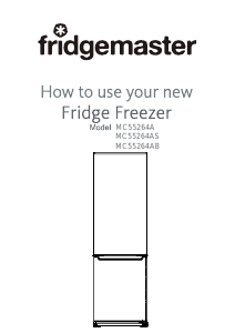Manual Fridgemaster MC55264AB Fridge-Freezer