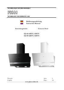 Bedienungsanleitung PKM S21-90 ABTY Dunstabzugshaube