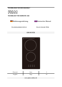 Manual PKM EB-DCF2X Hob