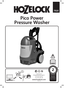 Manual de uso Hozelock 7920 Pico Limpiadora de alta presión