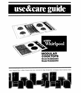 Handleiding Whirlpool RC8850XRH0 Kookplaat