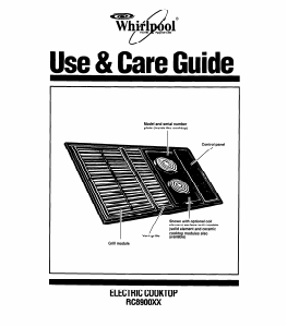 Handleiding Whirlpool RC8900XXQ0 Kookplaat