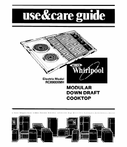 Handleiding Whirlpool RC8900XMH0 Kookplaat
