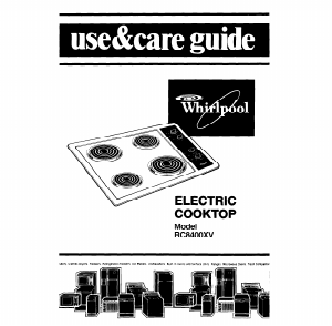 Handleiding Whirlpool RC8400XVN1 Kookplaat