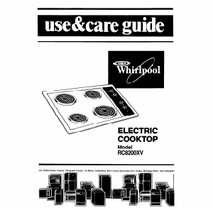 Bruksanvisning Whirlpool RC8200XVG0 Häll