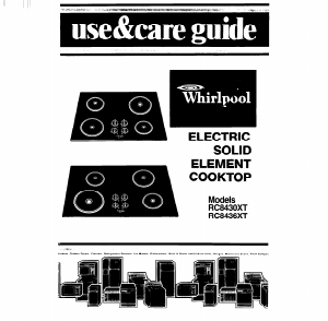 Bruksanvisning Whirlpool RC8436XTW1 Häll