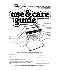 Manual Whirlpool RS600BXK1 Range