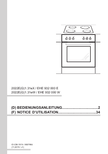 Bedienungsanleitung Amica EHE 932 000 W Backofen