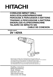 Bedienungsanleitung Hitachi DV 14DVA Schlagbohrmaschine