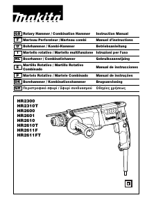 Manual Makita HR2601 Rotary Hammer