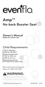 Manual Evenflo Amp Car Seat