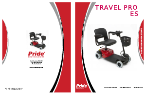 Handleiding Pride Travel Pro ES Scootmobiel