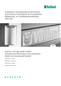 Manual Vaillant VEN 5/5 O clasic Boiler