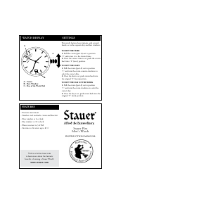 Handleiding Stauer 43477 Horloge