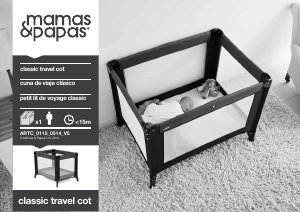 사용 설명서 Mamas & Papas Travel 아기 침대