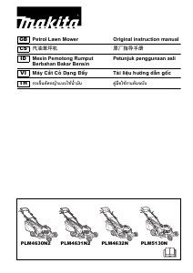 Hướng dẫn sử dụng Makita PLM4631NW Máy cắt cỏ