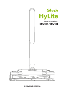 Manual Gtech SV100 HyLite Vacuum Cleaner